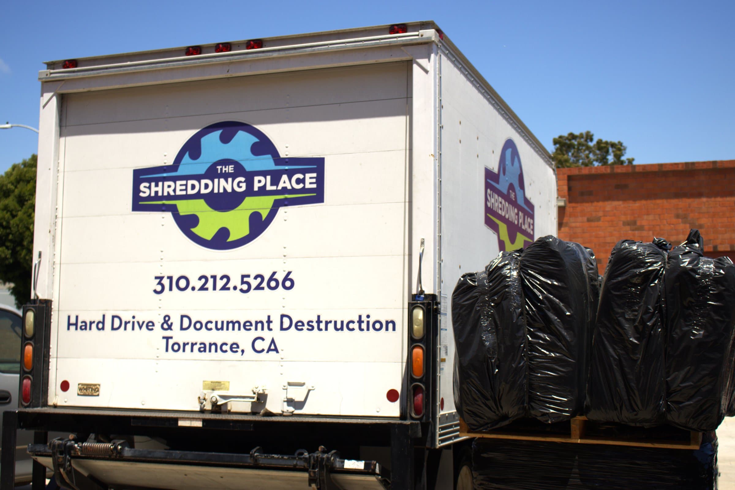 Drop-off paper shredding at the Torrance facility